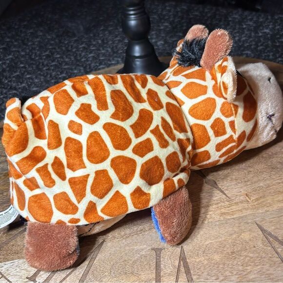 11” Flip-A-Zoo Geo Giraffe Ava Hippo Stuffed Animal
Plush Toy Reversible Sequins - Picture 13 of 16